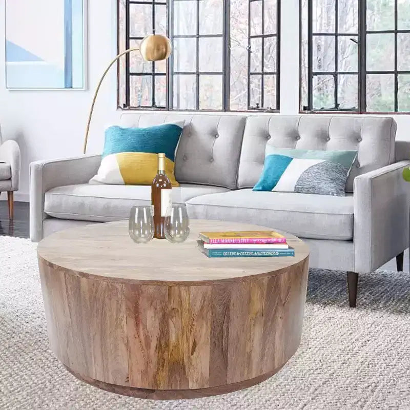 Table basse ronde Carolina Living 42 Barnett