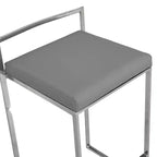 Tabouret de bar rembourré Carolina Living 25.25 Lillian, hauteur comptoir
