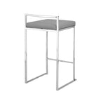 Tabouret de bar rembourré Carolina Living 25.25 Lillian, hauteur comptoir