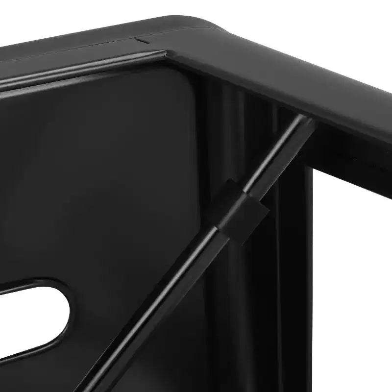 Yaheetech Lot de 4 Tabourets de Bar sans Dossier Empilables en Métal Hauteur Comptoir 61 cm Intérieur/Extérieur