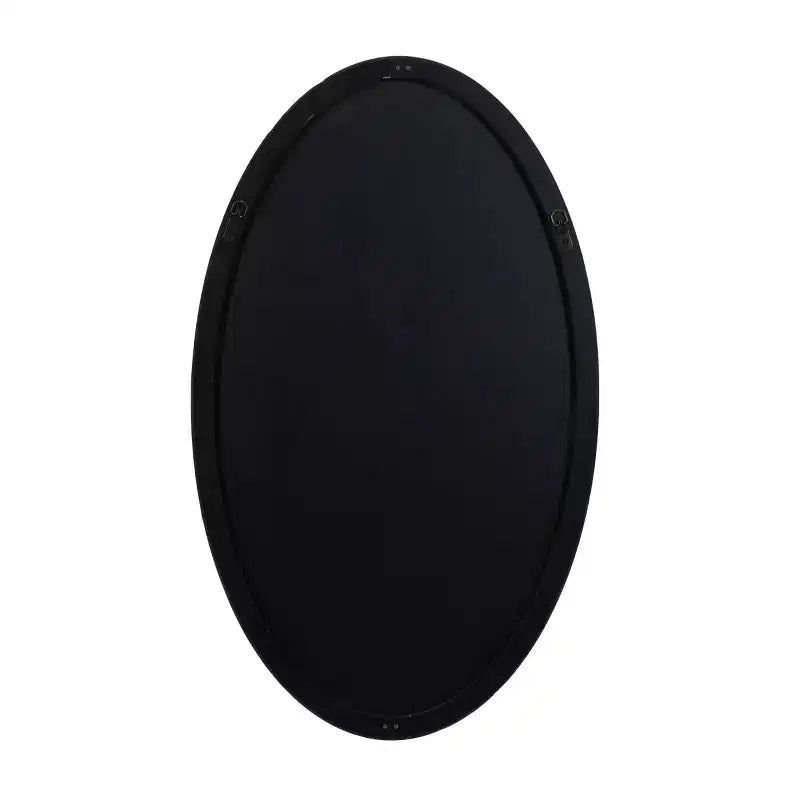Miroir mural ovale contemporain en bois Olivia & May