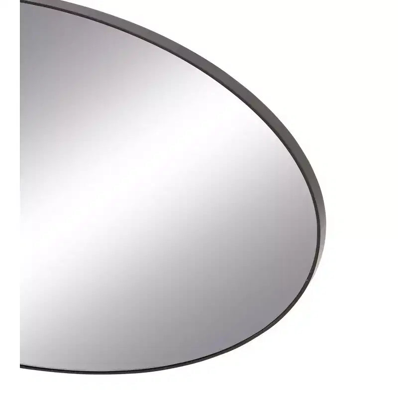 Miroir mural ovale contemporain en bois Olivia & May