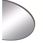 Miroir mural ovale contemporain en bois Olivia & May