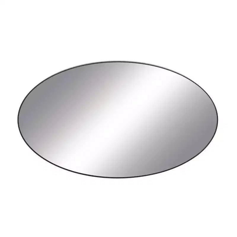 Miroir mural ovale contemporain en bois Olivia & May