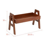 Meuble de rangement empilable ECR4Kids avec bordure intégrale, Présentoir à livres
