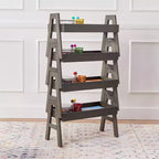 Meuble de rangement empilable ECR4Kids avec bordure intégrale, Présentoir à livres
