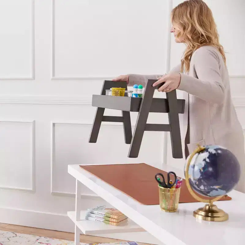 Meuble de rangement empilable ECR4Kids avec bordure intégrale, Présentoir à livres