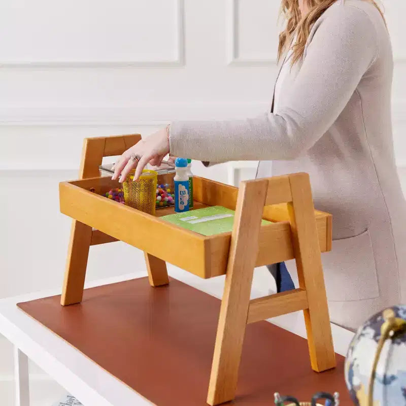 Meuble de rangement empilable ECR4Kids avec bordure intégrale, Présentoir à livres