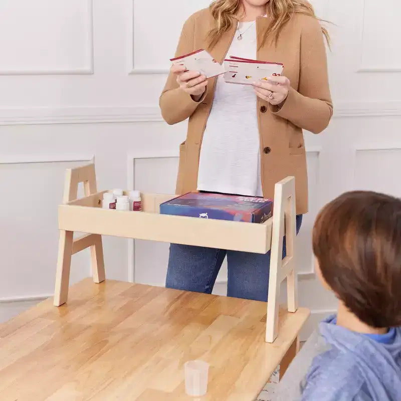 Meuble de rangement empilable ECR4Kids avec bordure intégrale, Présentoir à livres