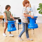 Tabouret bancal de rangement actif ECR4Kids, hauteur d'assise de 38 cm, mobilier pour enfants