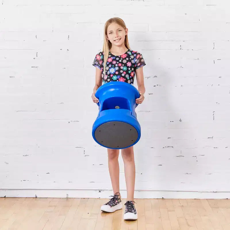 Tabouret bancal de rangement actif ECR4Kids, hauteur d'assise de 38 cm, mobilier pour enfants