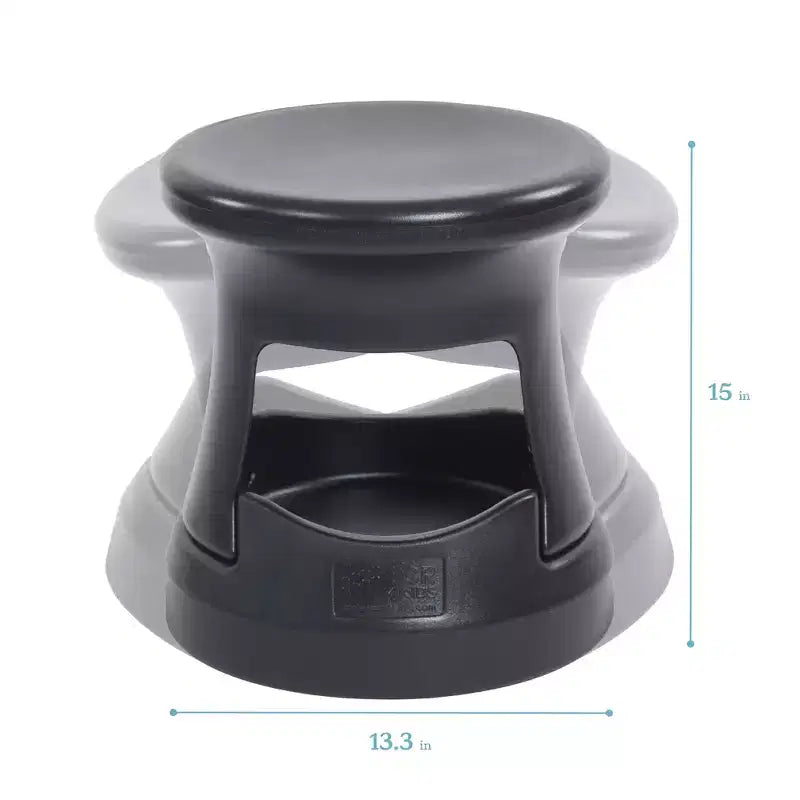 Tabouret bancal de rangement actif ECR4Kids, hauteur d'assise de 38 cm, mobilier pour enfants
