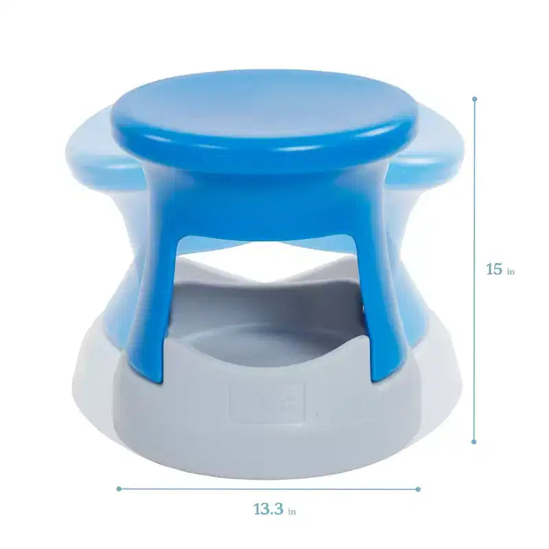 Tabouret bancal de rangement actif ECR4Kids, hauteur d'assise de 38 cm, mobilier pour enfants