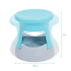 Tabouret bancal de rangement actif ECR4Kids, hauteur d'assise de 38 cm, mobilier pour enfants