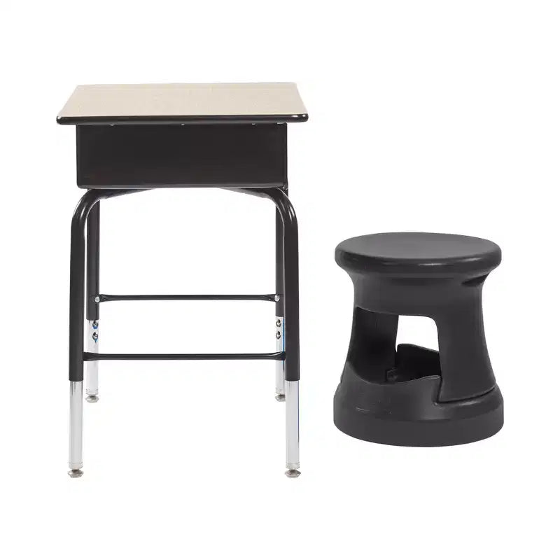 Tabouret bancal de rangement actif ECR4Kids, hauteur d'assise de 38 cm, mobilier pour enfants