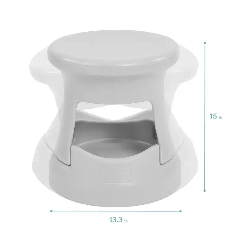 Tabouret bancal de rangement actif ECR4Kids, hauteur d'assise de 38 cm, mobilier pour enfants