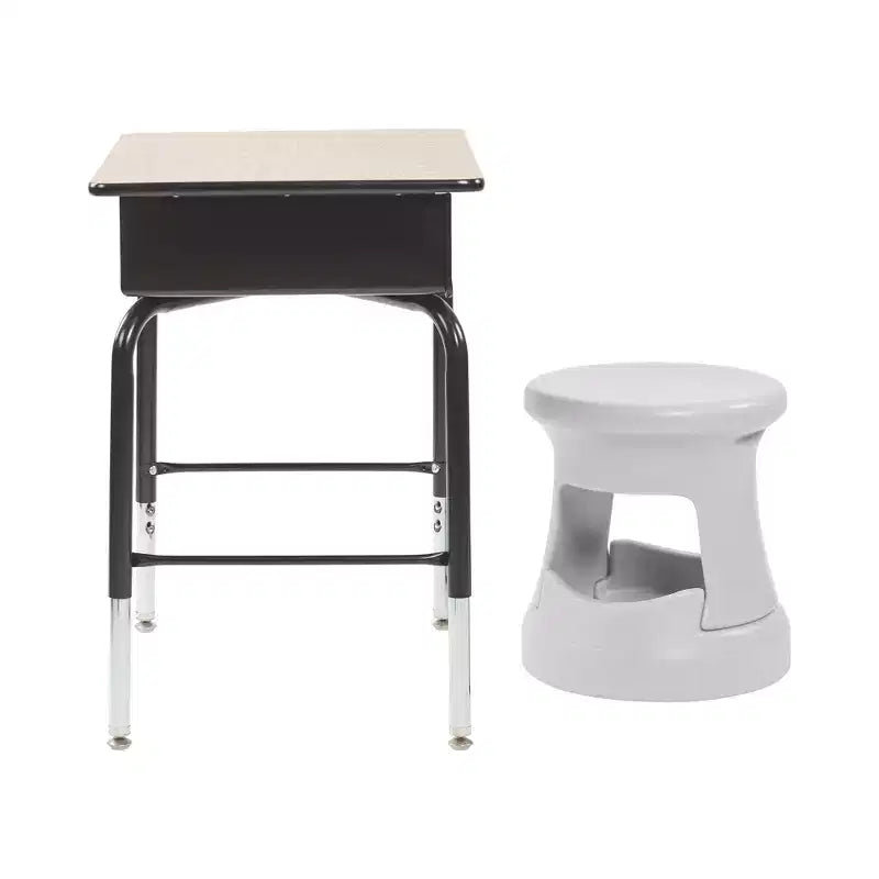 Tabouret bancal de rangement actif ECR4Kids, hauteur d'assise de 38 cm, mobilier pour enfants