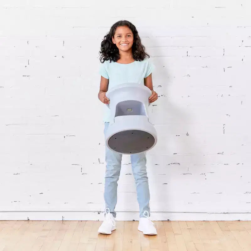 Tabouret bancal de rangement actif ECR4Kids, hauteur d'assise de 38 cm, mobilier pour enfants