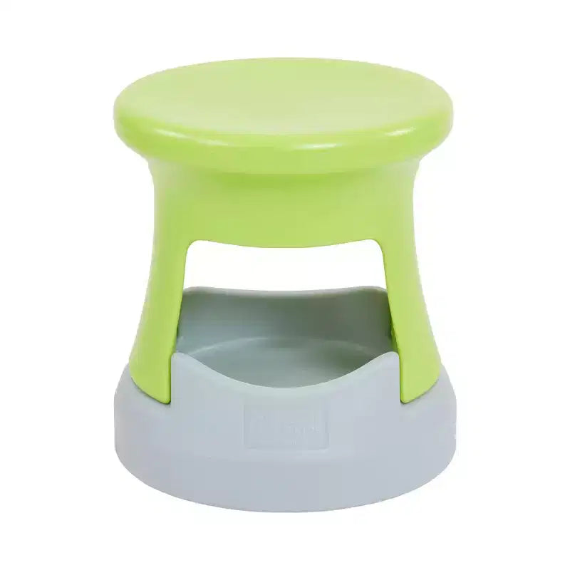 Tabouret bancal de rangement actif ECR4Kids, hauteur d'assise de 38 cm, mobilier pour enfants