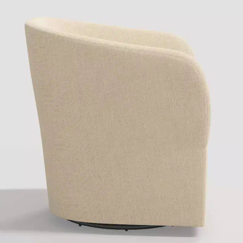 Fauteuil pivotant Rhea en lin - Threshold