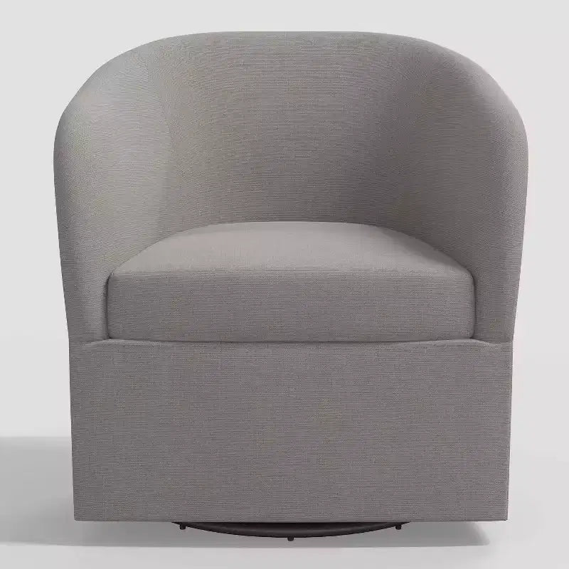 Fauteuil pivotant Rhea en lin - Threshold