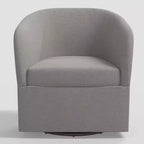 Fauteuil pivotant Rhea en lin - Threshold
