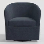 Fauteuil pivotant Rhea en lin - Threshold