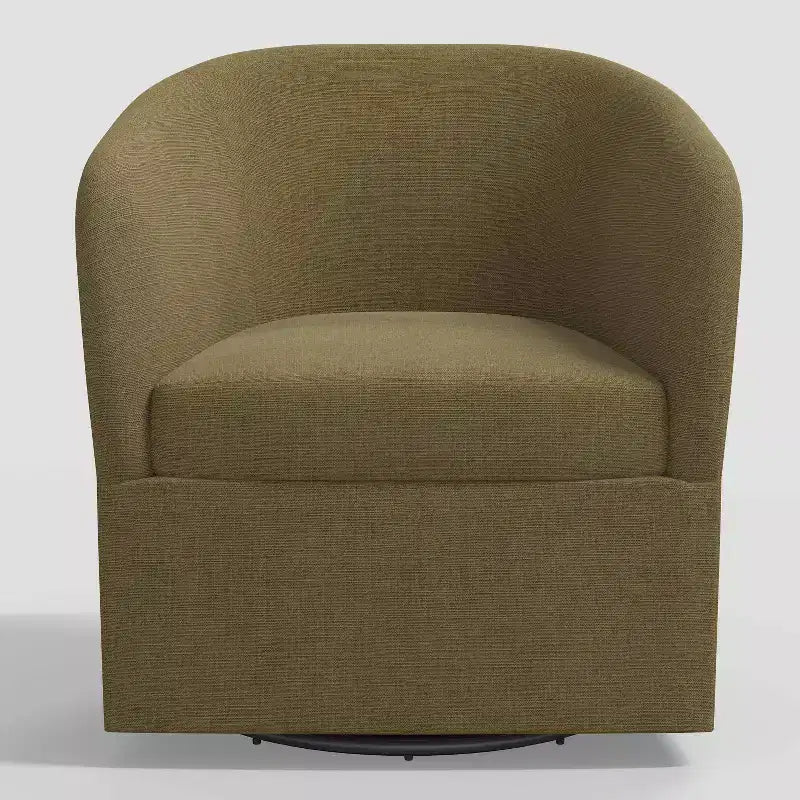 Fauteuil pivotant Rhea en lin - Threshold