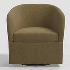Fauteuil pivotant Rhea en lin - Threshold