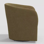 Fauteuil pivotant Rhea en lin - Threshold
