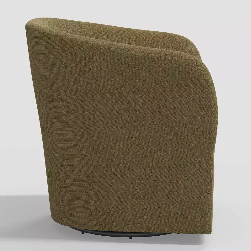 Fauteuil pivotant Rhea en lin - Threshold