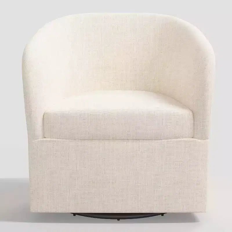 Fauteuil pivotant Rhea en lin - Threshold