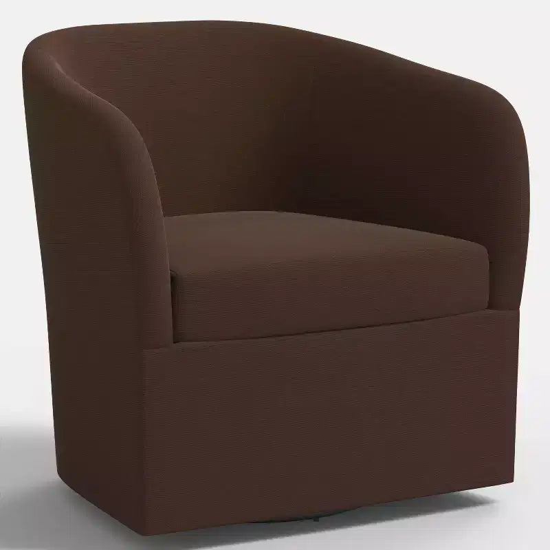 Fauteuil pivotant Rhea en lin - Threshold