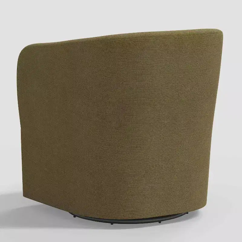 Fauteuil pivotant Rhea en lin - Threshold