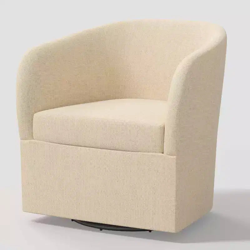 Fauteuil pivotant Rhea en lin - Threshold