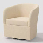 Fauteuil pivotant Rhea en lin - Threshold