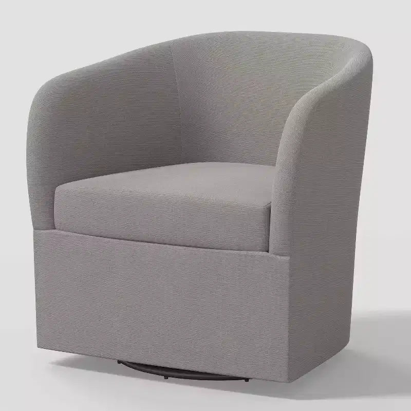 Fauteuil pivotant Rhea en lin - Threshold