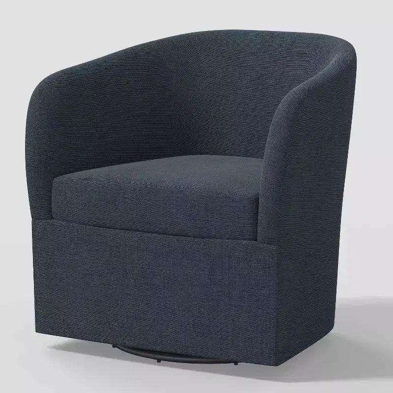 Fauteuil pivotant Rhea en lin - Threshold