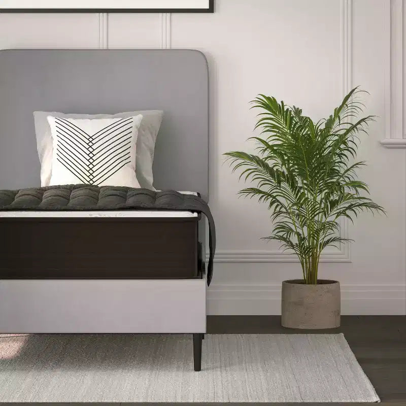 Matelas hybride Flash Furniture Dream de 25,4 cm, matelas en mousse haute densité et ressorts ensachés en boîte, mousse certifiée CertiPur-US
