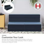 Novogratz The Flower Chaise longue et fauteuil modulaires