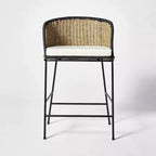 Tabouret de bar à hauteur de comptoir Westcliff Seagrass – Threshold designed with Studio McGee