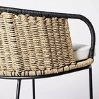 Tabouret de bar à hauteur de comptoir Westcliff Seagrass – Threshold designed with Studio McGee