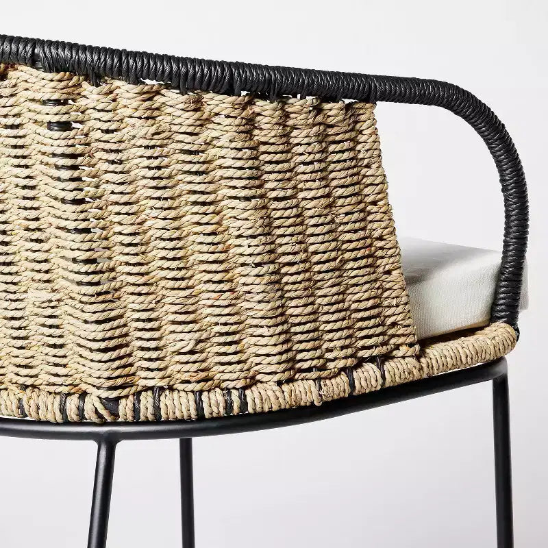 Tabouret de bar à hauteur de comptoir Westcliff Seagrass – Threshold designed with Studio McGee