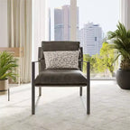 Fauteuil d'appoint en similicuir Varick, collection Cortney