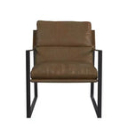 Fauteuil d'appoint en similicuir Varick, collection Cortney