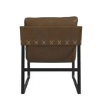 Fauteuil d'appoint en similicuir Varick, collection Cortney