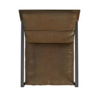 Fauteuil d'appoint en similicuir Varick, collection Cortney