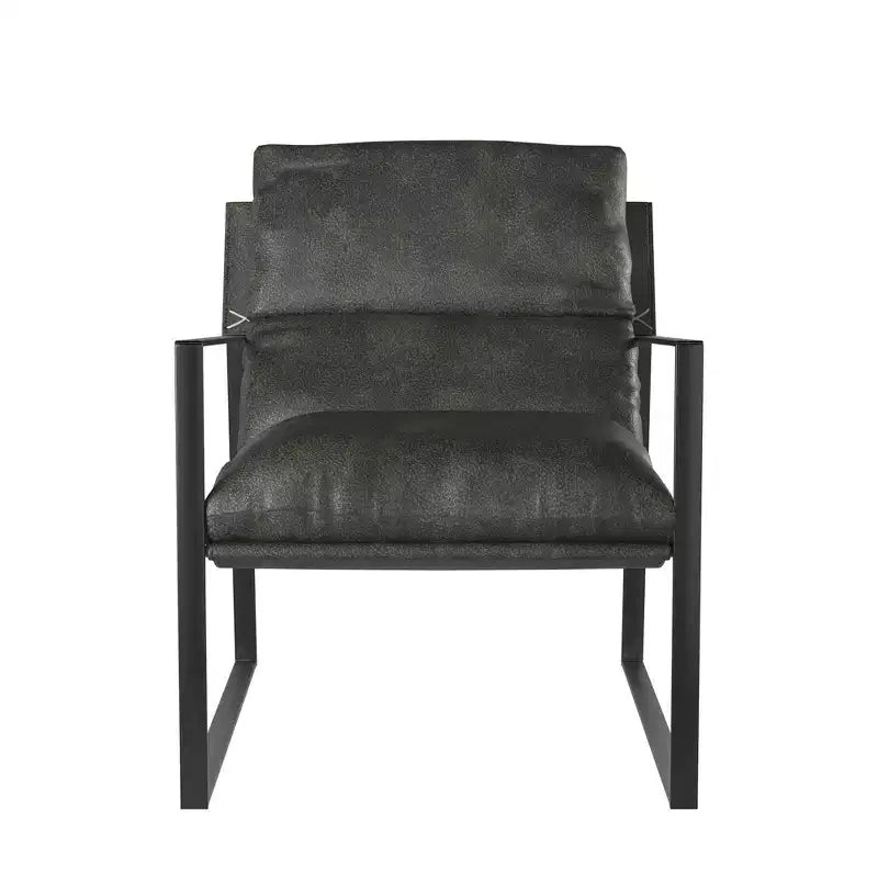 Fauteuil d'appoint en similicuir Varick, collection Cortney