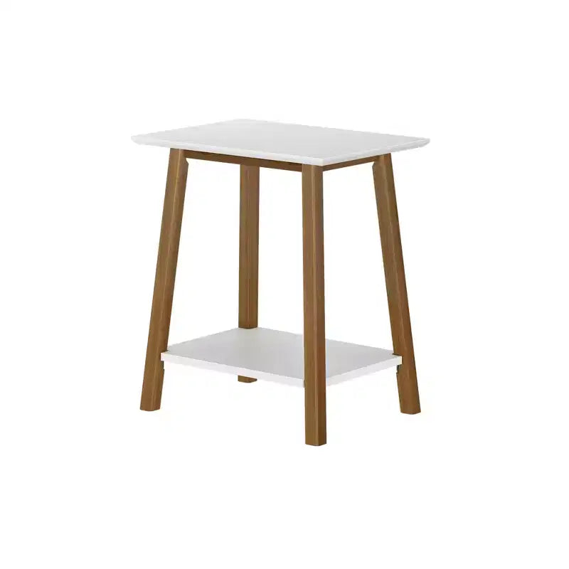 Table de chevet Max & Lily en bois massif, table de chevet de style moderne du milieu du siècle, table d'appoint pour chambre à coucher