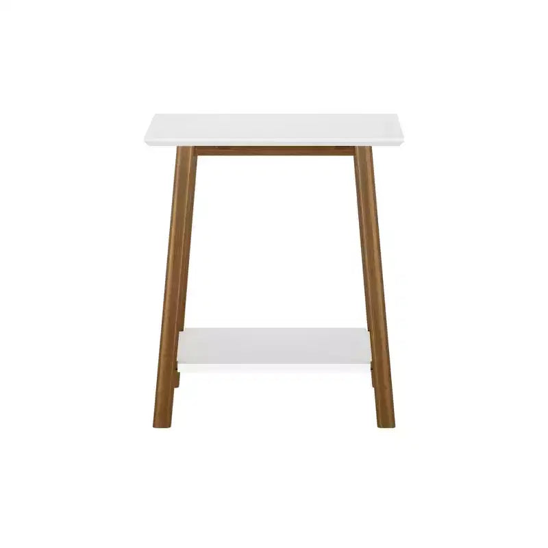 Table de chevet Max & Lily en bois massif, table de chevet de style moderne du milieu du siècle, table d'appoint pour chambre à coucher